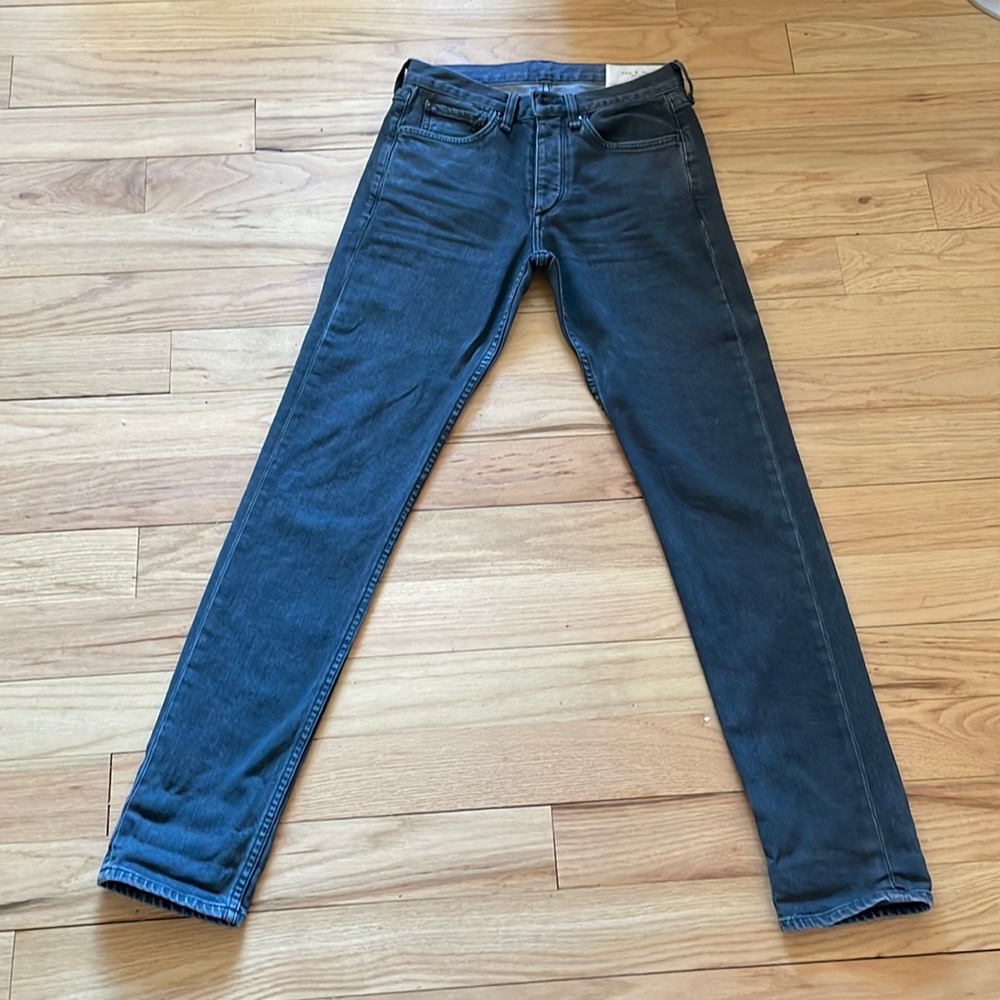 Rag & Bone Men's Fit 2 Slim Fit Jeans Size 28 Black